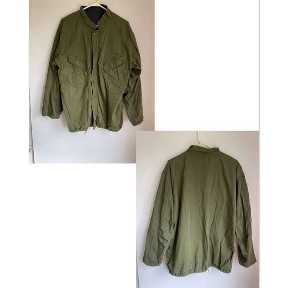 Vintage Army Military Chemical Warfare Cargo Jacket Protective Wear Size Medium - Picture 1 of 6